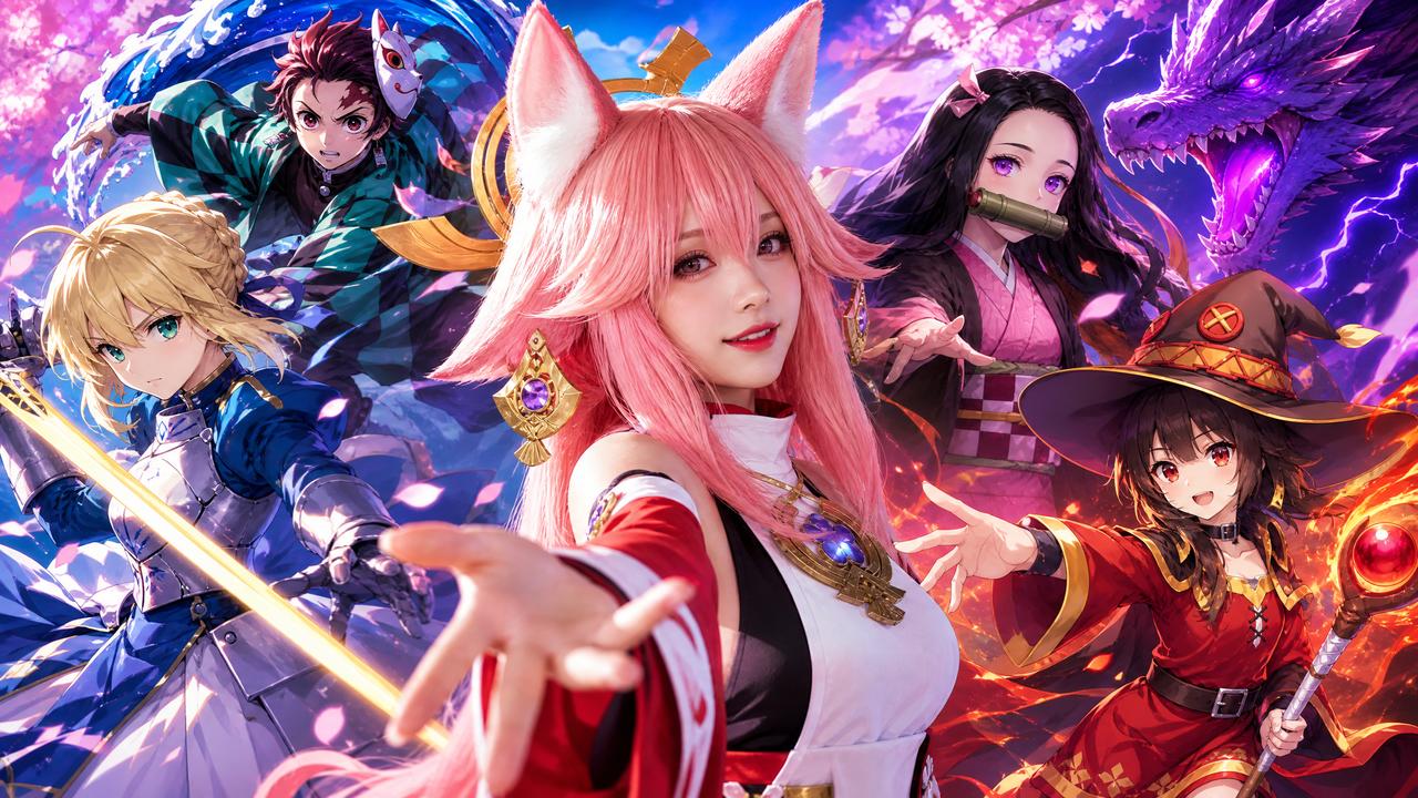 动漫cosplay视频展示 - 陈美娇视频